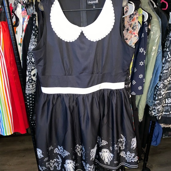 COPY - So Cute It’s Spooky Shift Dress - Picture 5 of 8